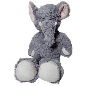 KELLYTOY Original 11" Sitting Jungle Elephant Stuffed Animal Toy